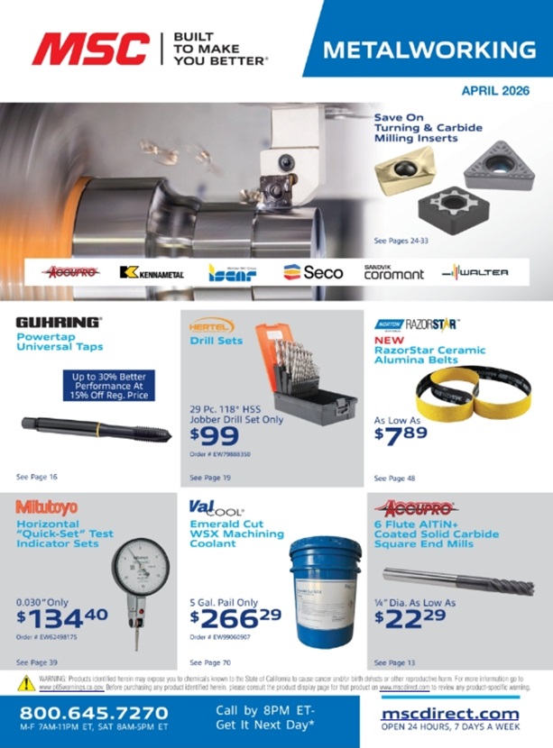 Metalworking Sales Flyer Thumbnail