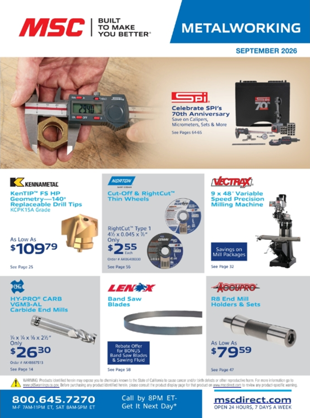 Metalworking Sales Flyer Thumbnail