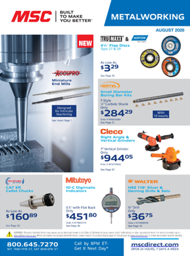 Metalworking Sales Flyer Thumbnail