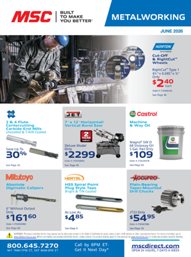 Metalworking Sales Flyer Thumbnail