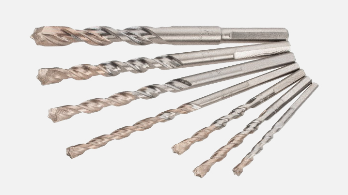 Carbide-Tipped Hammer Drill Bit Set