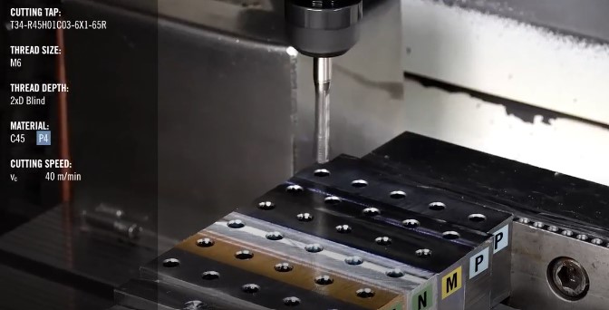 Seco Threading Taps - Threading six different materials with one tap Video Thumbnail