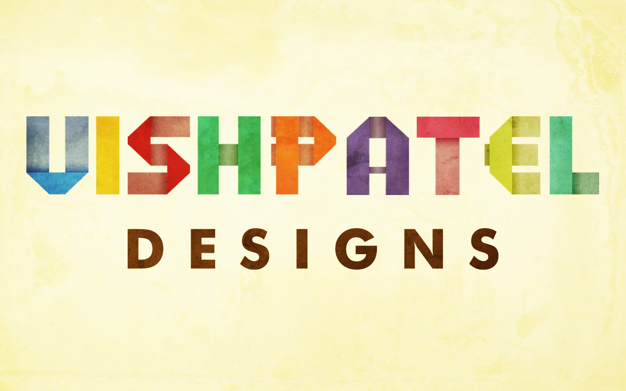 Design titled VishPatel Designs Folded Paper