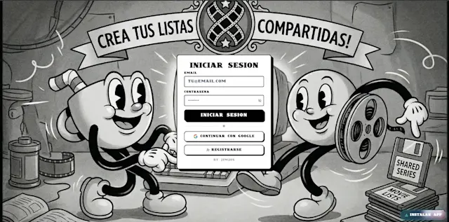 Aplicación para crear y gestionar listas compartidas de películas y series con amigos