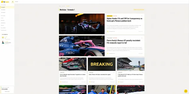 Tu plataforma de deportes de motor