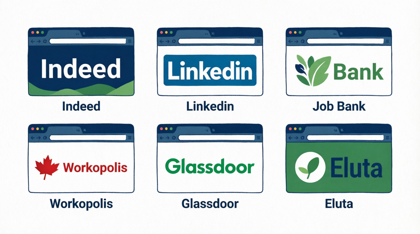 Canada Job Search Platforms Compared - Indeed LinkedIn Job Bank