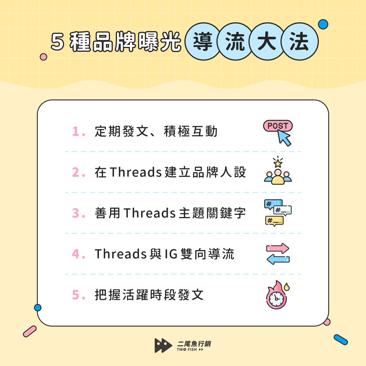 threads經營5種品牌曝光導流大法