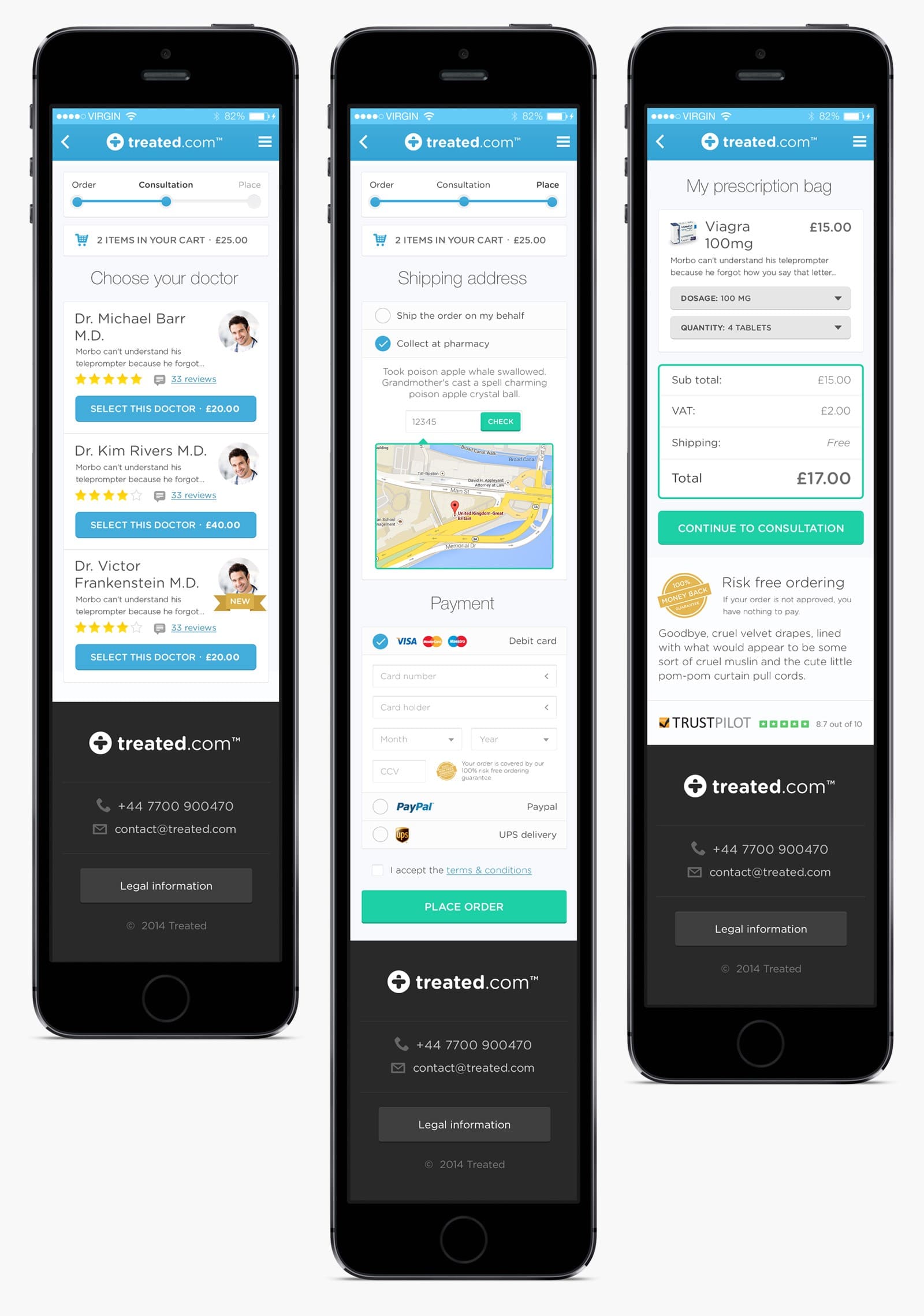 Treated.com mobile