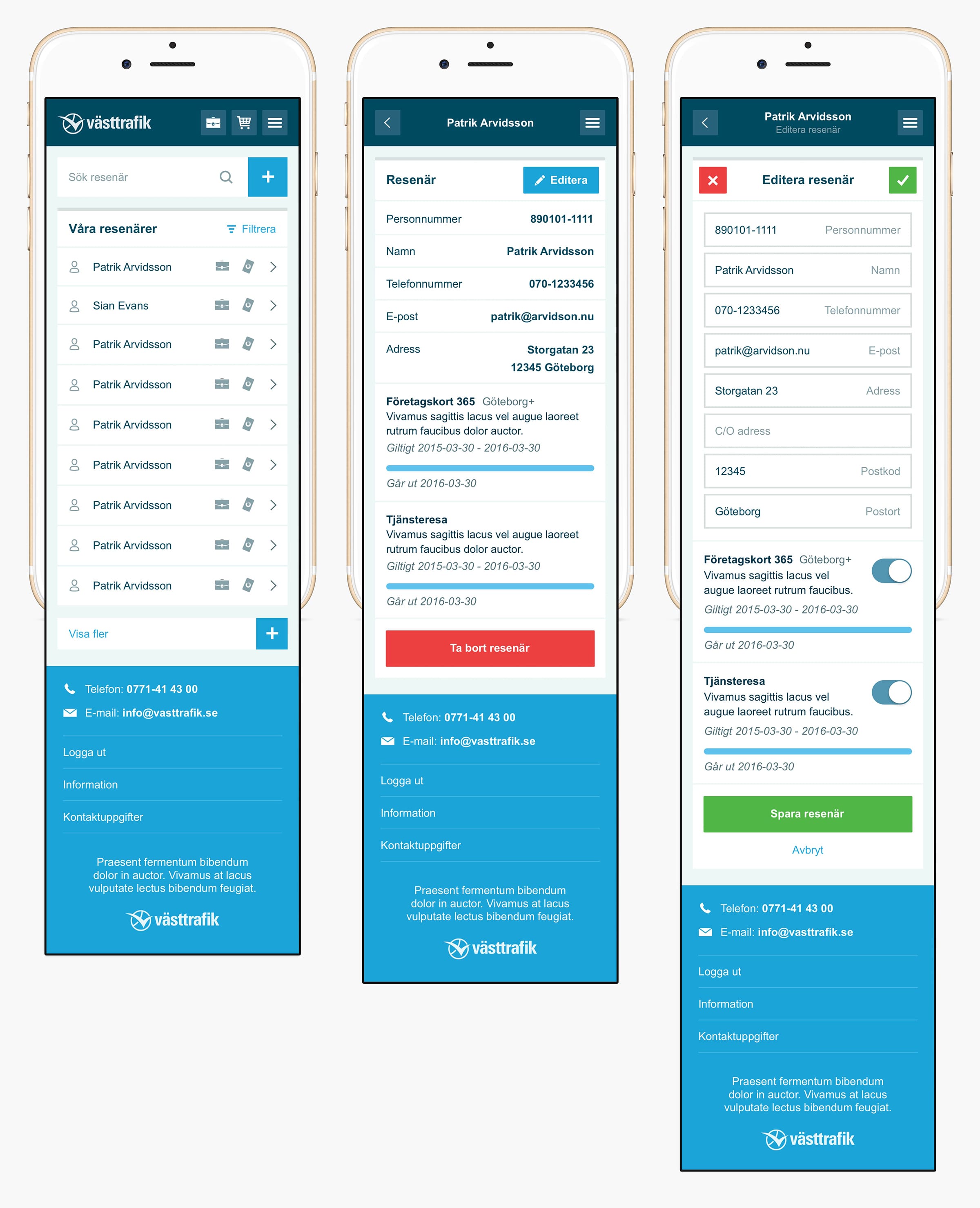 Västtrafik Portal mobile card