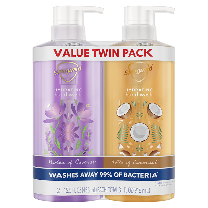Safeguard Liquid Hand Wash Lavender & Coconut Value Twin Pack