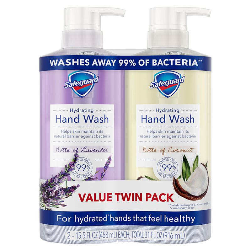 Safeguard Liquid Hand Wash Lavender & Coconut Value Twin Pack