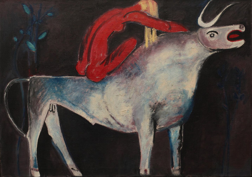 Hans Feibusch (1898-1998), Europe on the Bull, 1939 Signed and dated on verso: HFeibusch 39. oil on linen 