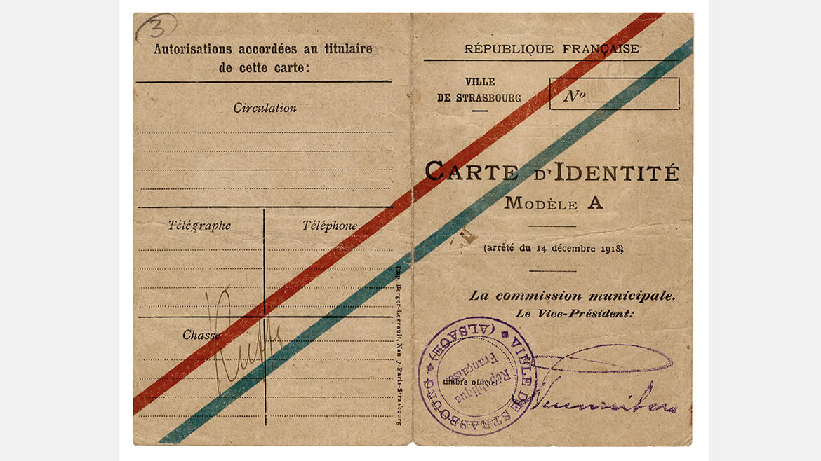 Scan einer französischen Identitätskarte