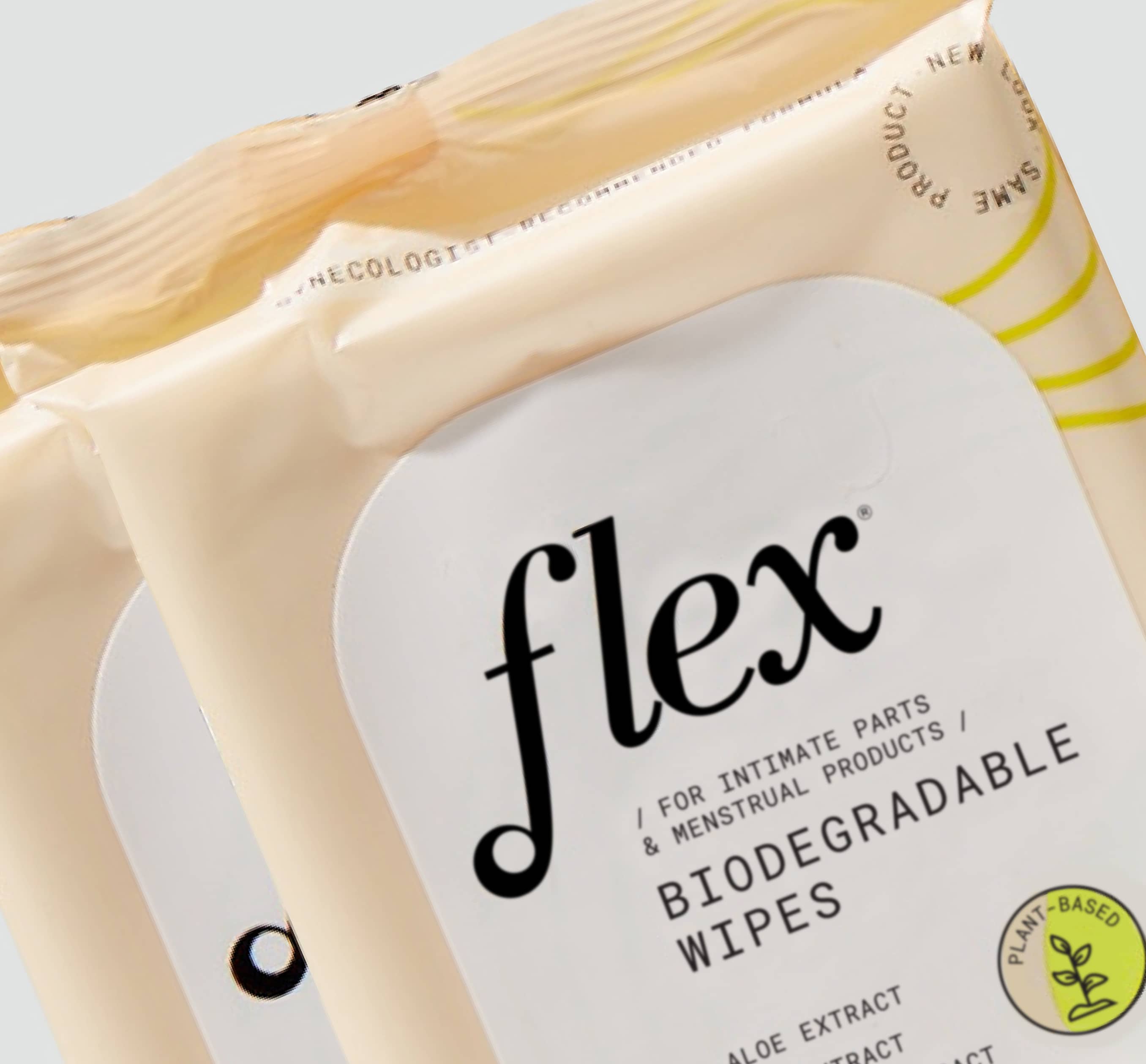 Flex Biodegradable Wipes Ob Gyn Approved Vaginal Wipes Flex®