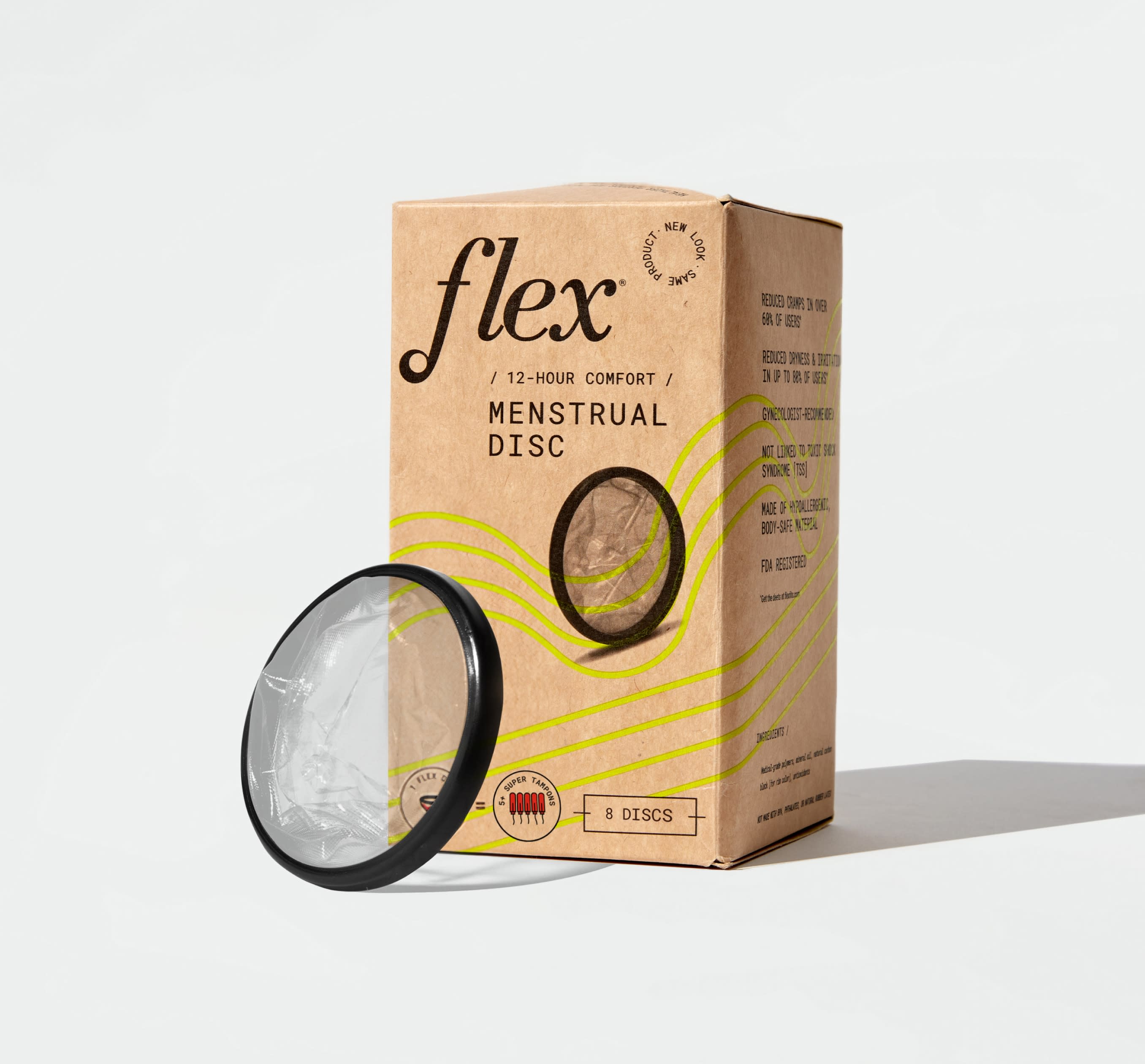 Flex Disc: The menstrual disc designed for comfort | 8 count box | Flex®