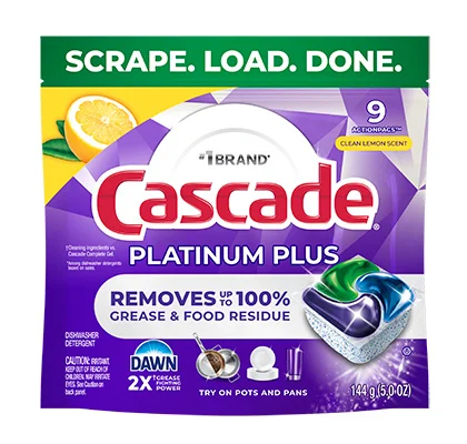 Cascade Platinum Plus ActionPacs™ - Lemon Scent - 9