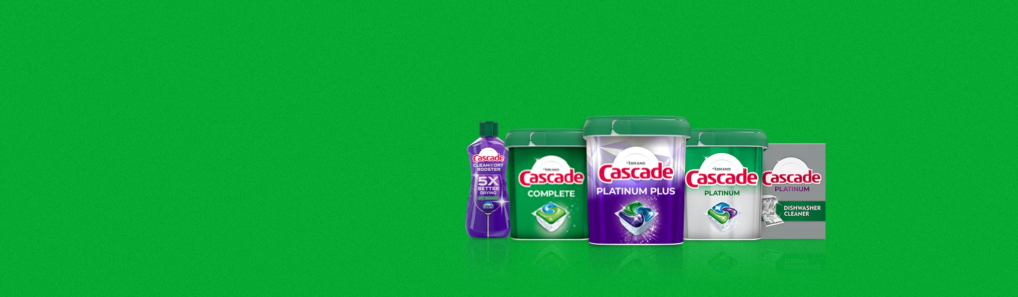 Cascade product portfolio vertical banner