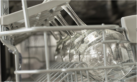 Wine glasses cheap bottom rack dishwasher