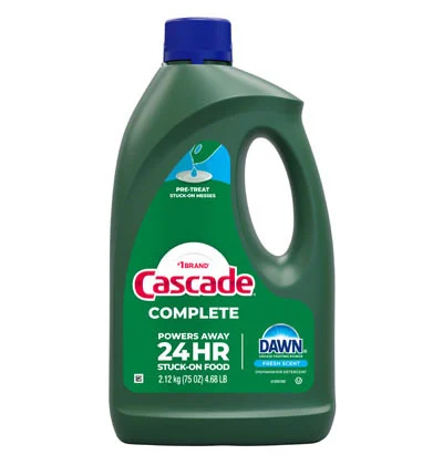 Cascade Complete plus Oxi dishwashing gel 75 ounces