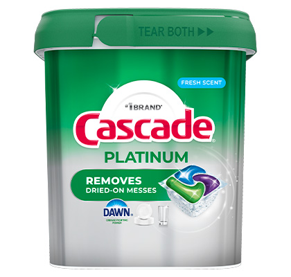 Cascade Platinum ActionPacs™ - Lemon Scent | Cascade Detergent