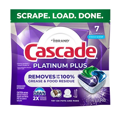 Platinum Plus ActionPacsTM - Fresh Scent - 7ct