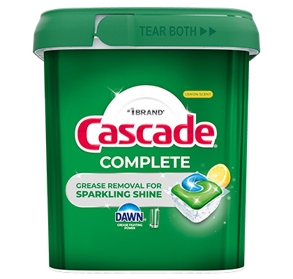 TRANSPARENCY CASCADE小 Cascade Complete ActionPacs™ - Lemon Scent | Cascade Detergent