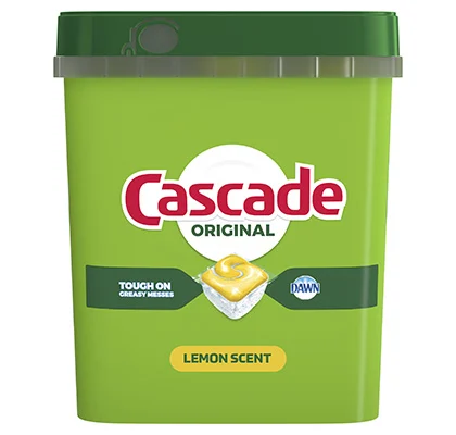 Detergente Lavavajillas Cápsulas Cascade Pods Lemon Original 25 Unid -  Clean Queen