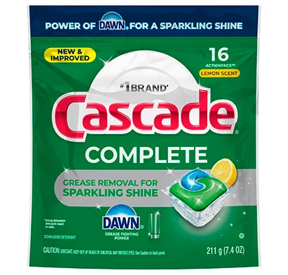 Cascade complete actionpacs lemon 16ct