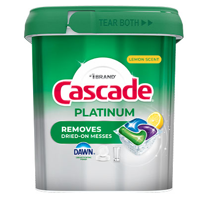 Cascade Platinum ActionPacs™ - Lemon Scent | Cascade Detergent