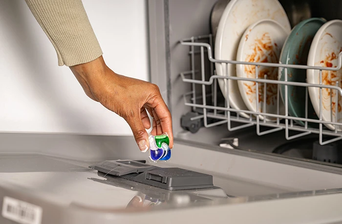 Learn how Cascade dishwasher pods use innovative water-soluble PVA film for powerful cleaning. Discover why PVA is safe, dissolves completely in water, and does not contribute to microplastics.