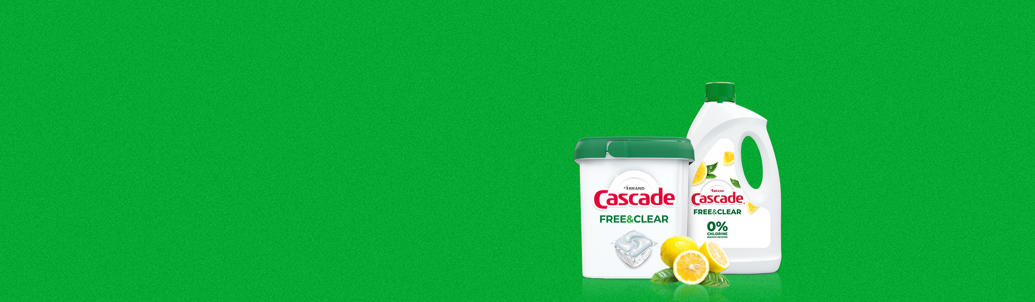 Cascade Free & Clear Dishwasher Detergent | Cascade Detergent