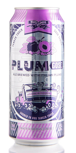 Two Roads Brewing Co. Tanker Truck Plum Gose Image