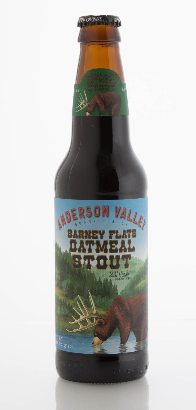 Review Anderson Valley Brewing Company Barney Flats Oatmeal Stout