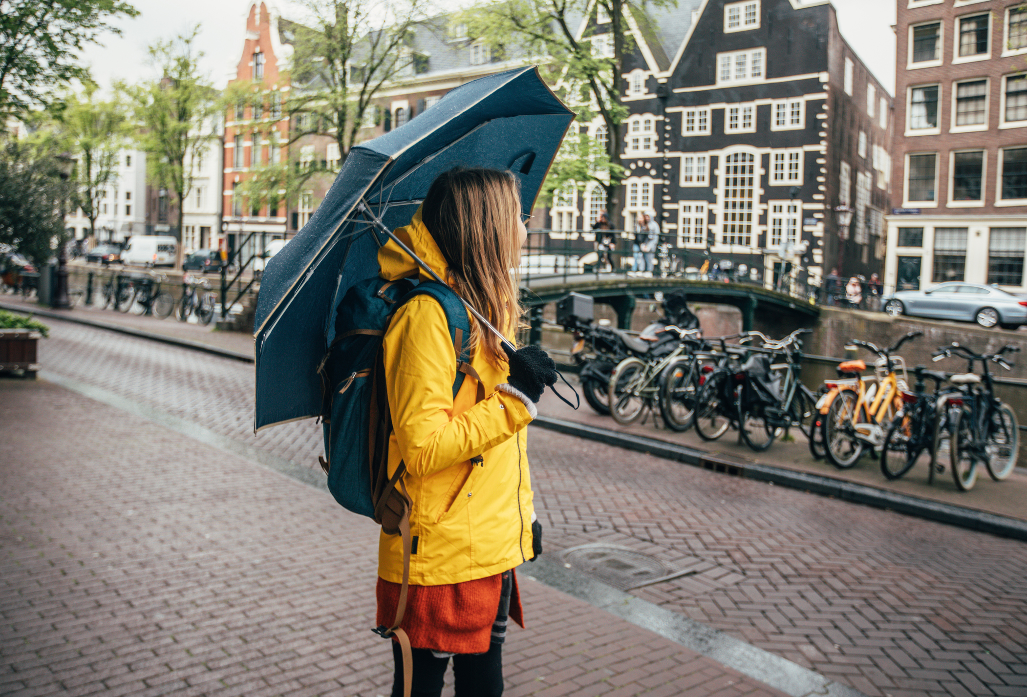 Amsterdam in the rain 