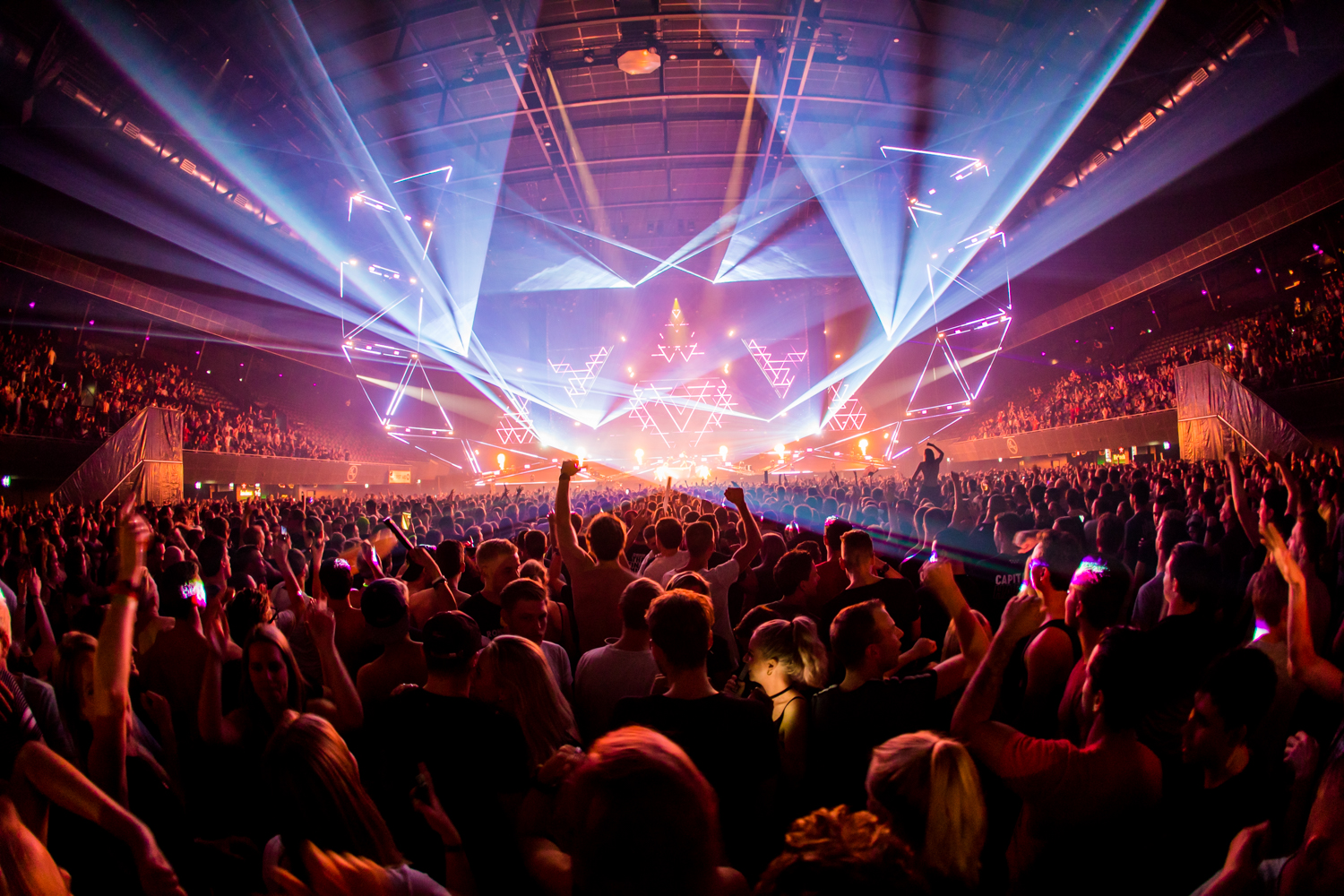 ADE Festival at night