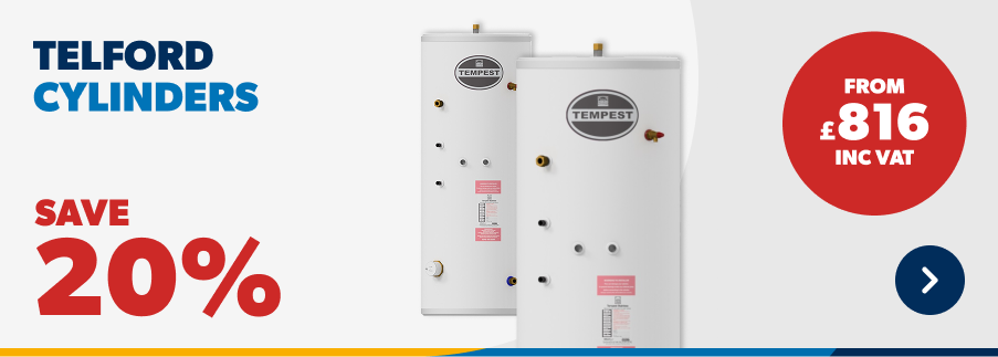 Telford Cylinders save 20% from £816  INC VAT