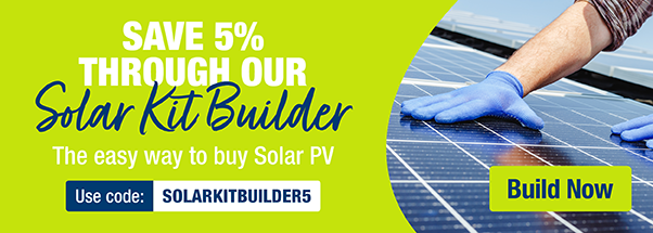 save 5% through our solar kit builder 