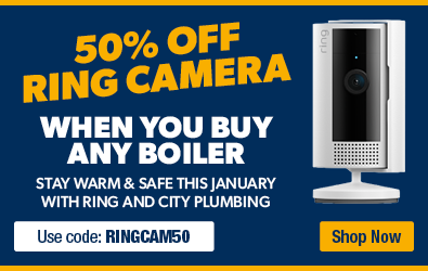 50% off ring camera when you buy any boiler*