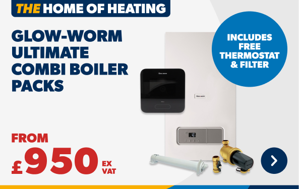 From £950 ex VAT Glow-Worm Ultimate Combi Boiler Packs 