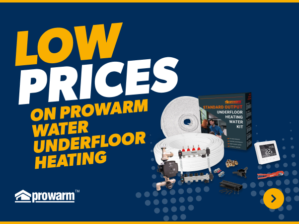 Low Prices on ProWarm Water Underfloor Heating