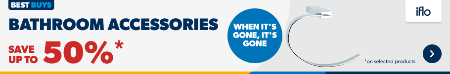 Bathroom Accessories Save up to 50%. when it's gone it's gone. Shop Now