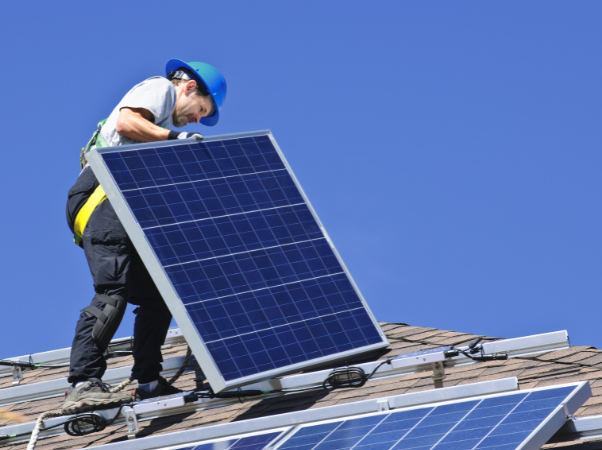 Image of solar thermal installation