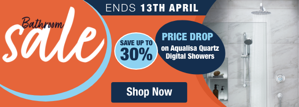 save up to 30% on Aqualisa  quartz digital showers 