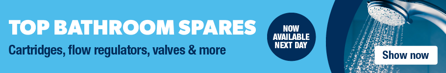 Shop the top bathroom spares at City Plumbing. Now available next day. 