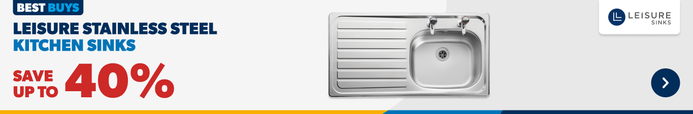 Leicesure Stainless Steel Kitchen Sinks. Save up to 40%. Shop Now