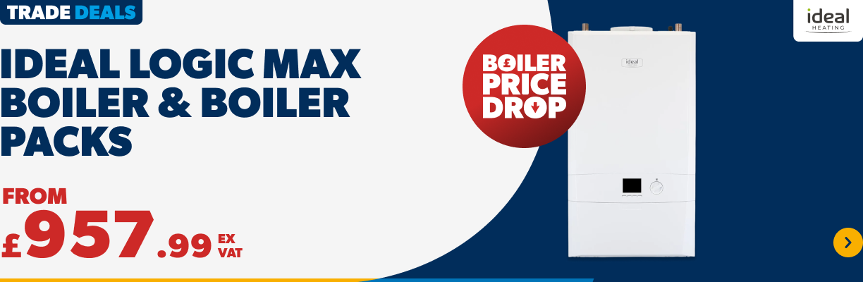 ideal logic max boiler & boiler packs from £957.99