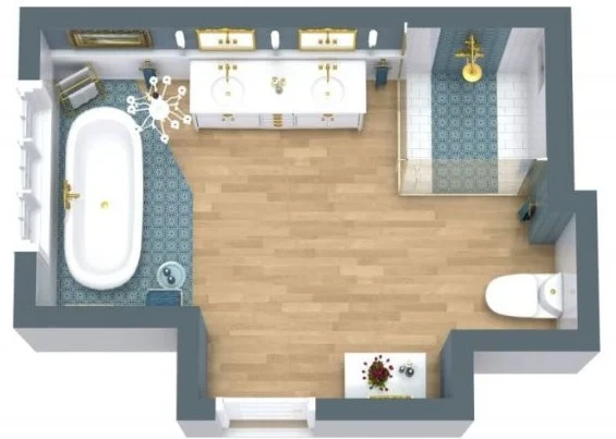 Image of Bathroom Floorplan