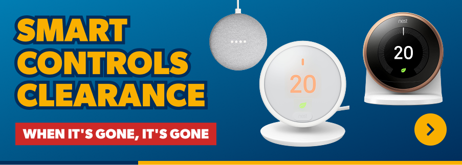Smart Control Clearance. When it's gone, it's gone. Shop Now