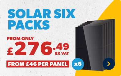 Solar Six Packs - From ONLY £276.49 ex vat 