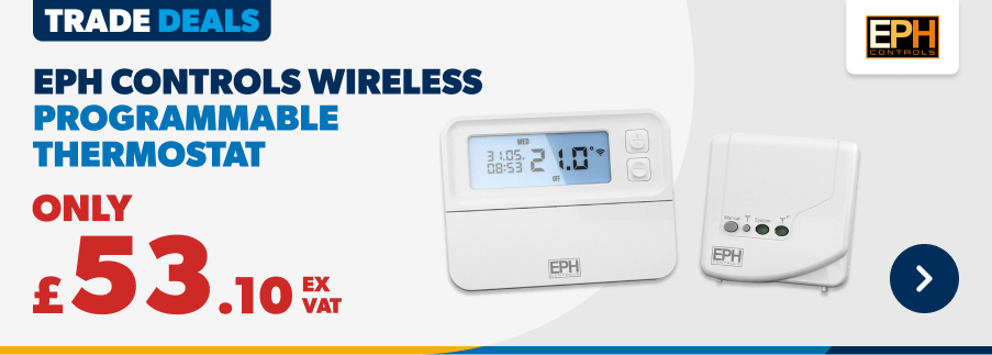 EPH Battery-Powered Thermostat £53.10  ex VAT